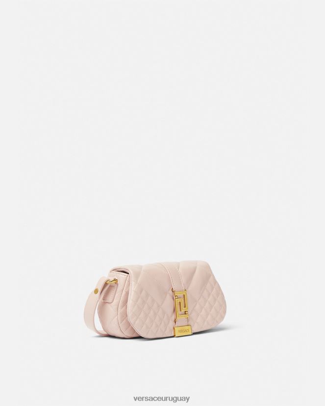 Versace bolso de hombro mini con greca diosa mujer Rosa claro bolsas H88R0H243