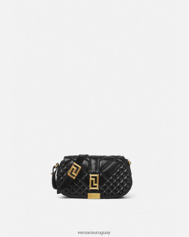 Versace bolso de hombro mini con greca diosa mujer negro bolsas H88R0H244
