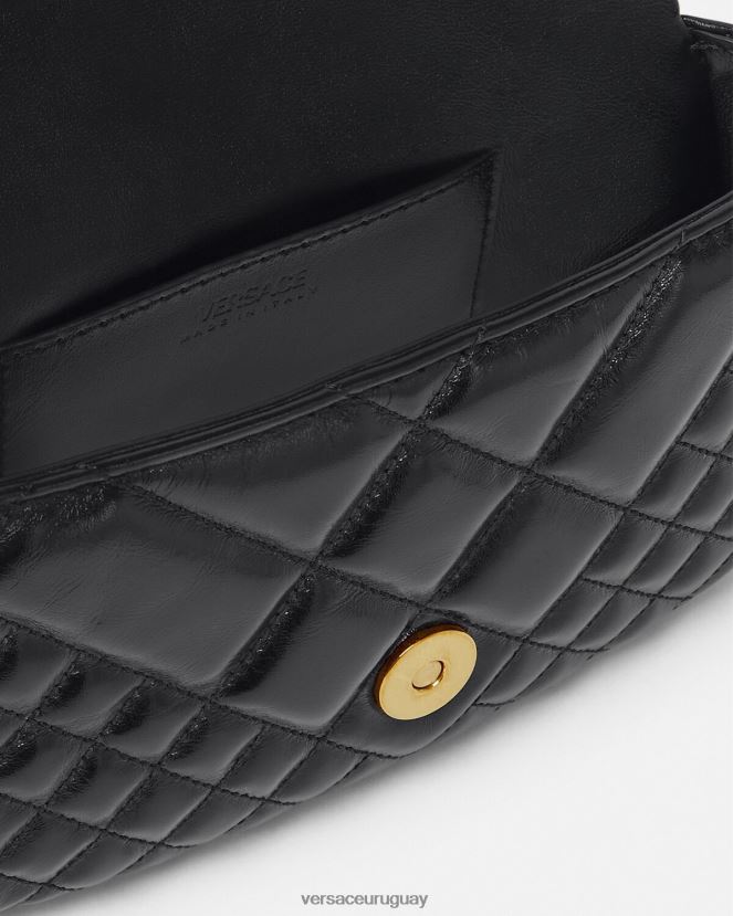Versace bolso de hombro mini con greca diosa mujer negro bolsas H88R0H244