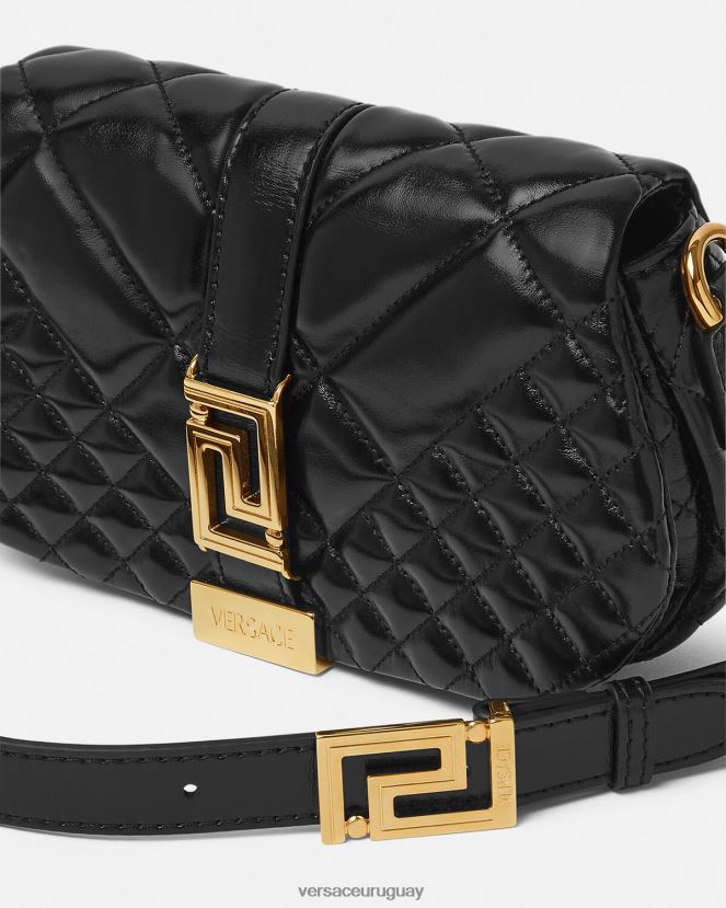 Versace bolso de hombro mini con greca diosa mujer negro bolsas H88R0H244