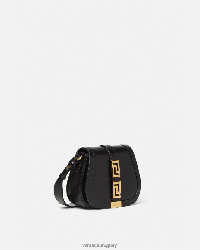 Versace bolso de hombro pequeño con Greca Diosa mujer negro bolsas H88R0H260