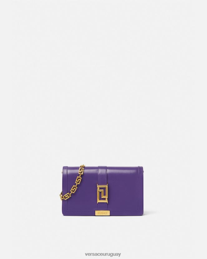 Versace bolso mini con greca diosa mujer Violeta bolsas H88R0H268