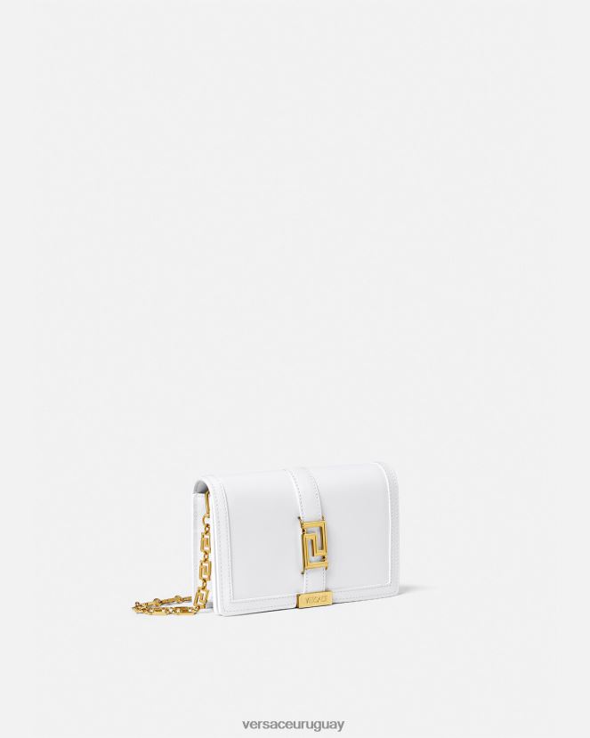 Versace bolso mini con greca diosa mujer blanco bolsas H88R0H257