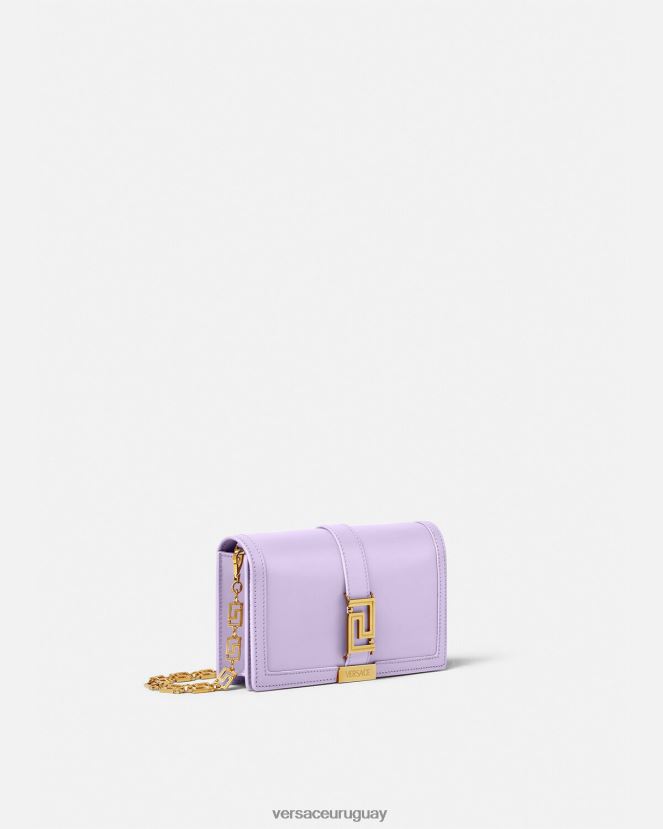 Versace bolso mini con greca diosa mujer lila bolsas H88R0H269