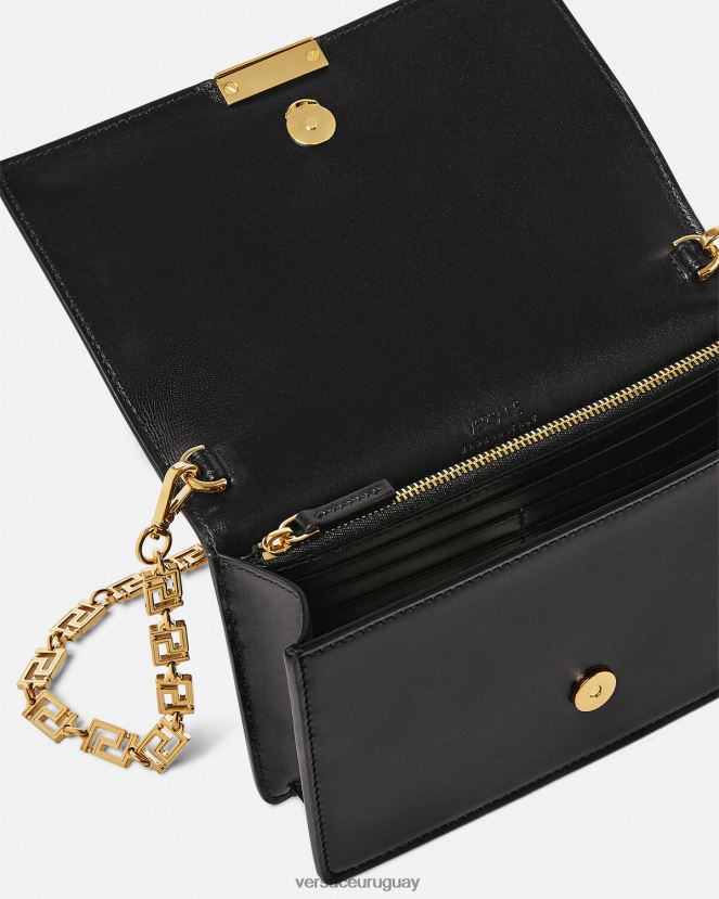 Versace bolso mini con greca diosa mujer negro bolsas H88R0H256