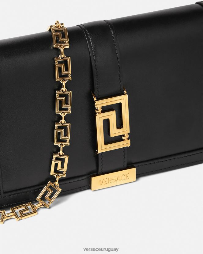 Versace bolso mini con greca diosa mujer negro bolsas H88R0H256