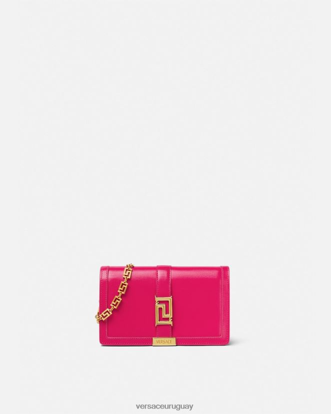 Versace bolso mini con greca diosa mujer rosa bolsas H88R0H259