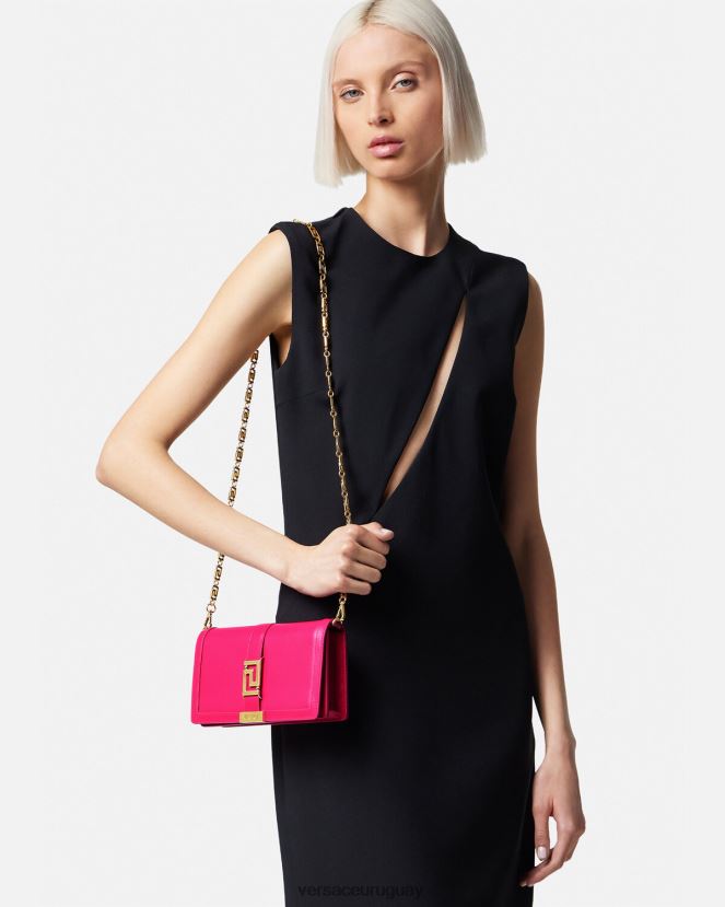 Versace bolso mini con greca diosa mujer rosa bolsas H88R0H259