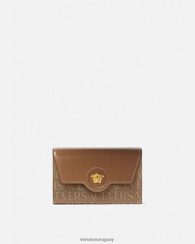 Versace bandolera con medusa en toda la prenda mujer marrón bolsas H88R0H327