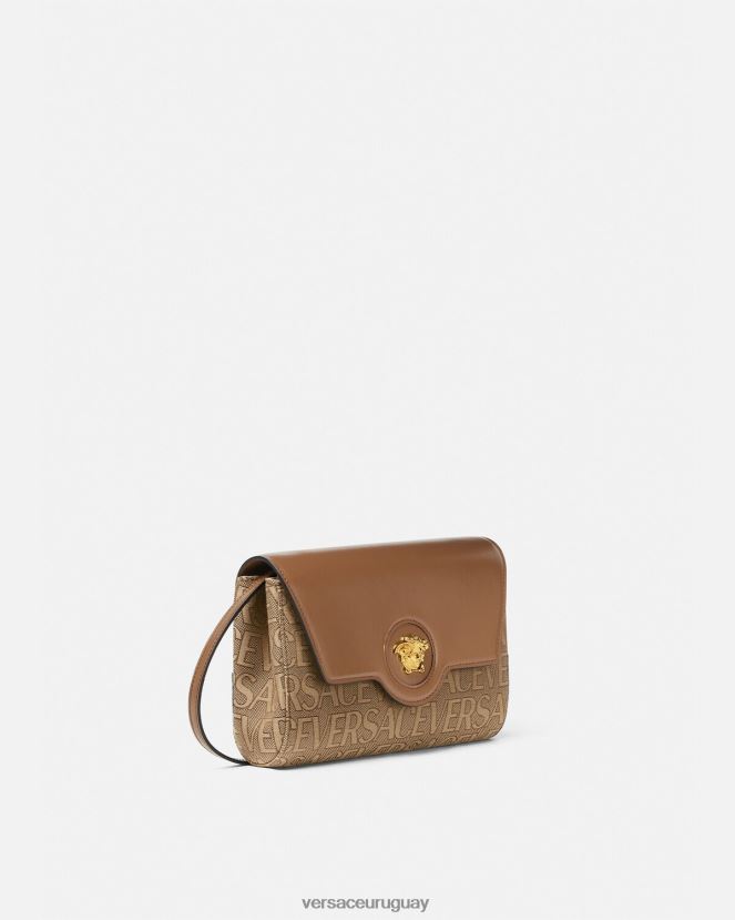 Versace bandolera con medusa en toda la prenda mujer marrón bolsas H88R0H327