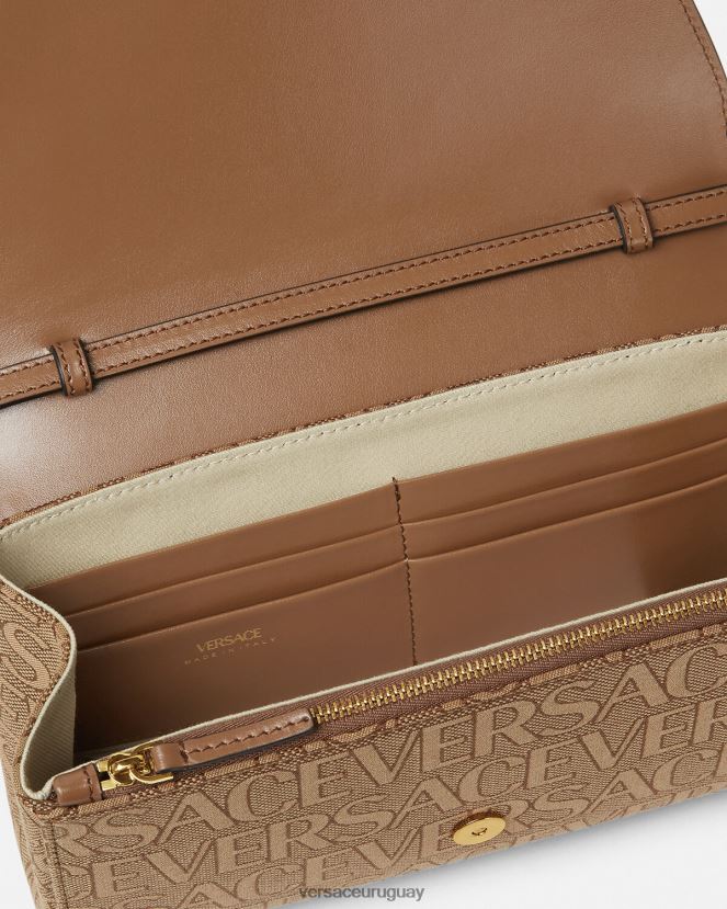 Versace bandolera con medusa en toda la prenda mujer marrón bolsas H88R0H327