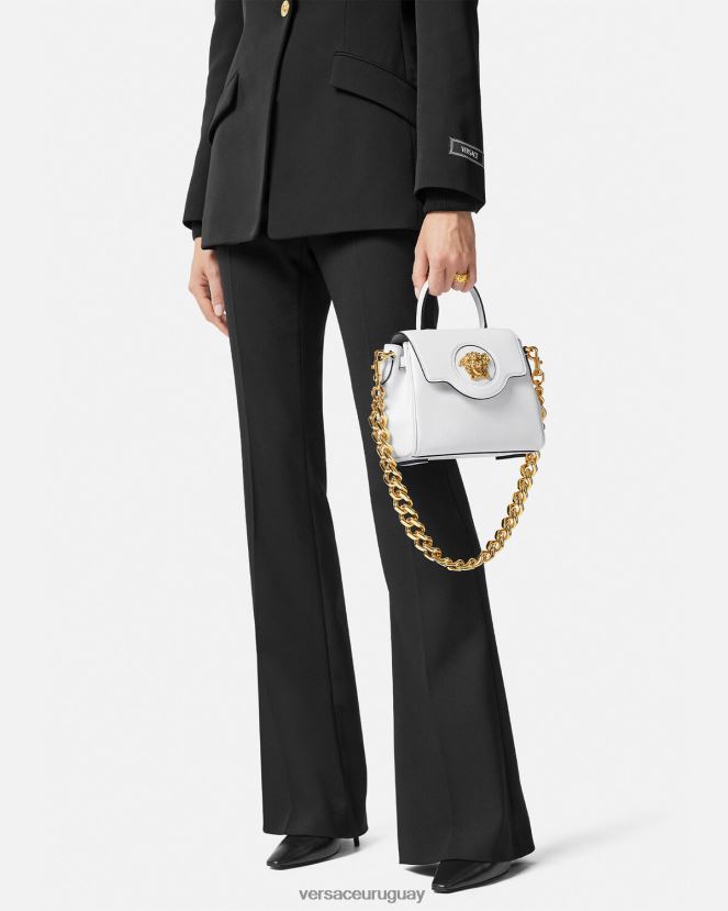 Versace bolso de mano pequeño la medusa mujer blanco bolsas H88R0H335