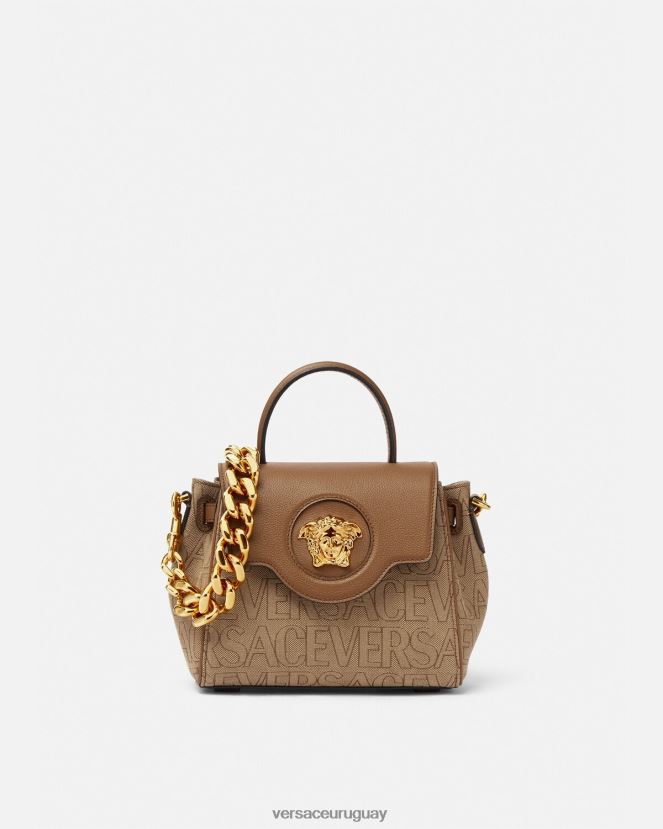 Versace bolso de mano pequeño la medusa mujer marrón bolsas H88R0H325