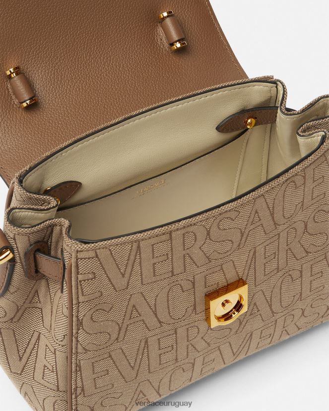 Versace bolso de mano pequeño la medusa mujer marrón bolsas H88R0H325