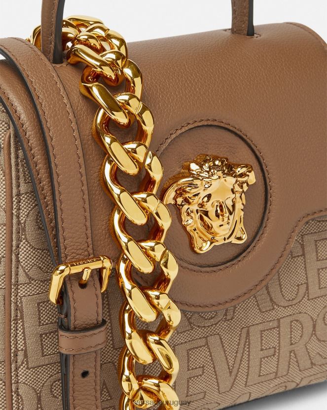 Versace bolso de mano pequeño la medusa mujer marrón bolsas H88R0H325