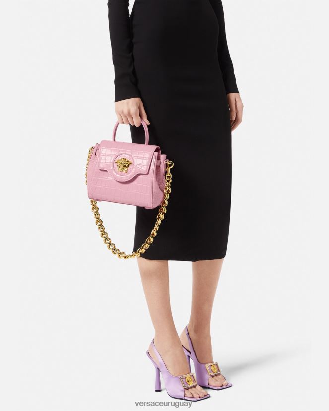 Versace bolso de mano pequeño la medusa mujer rosa bolsas H88R0H337