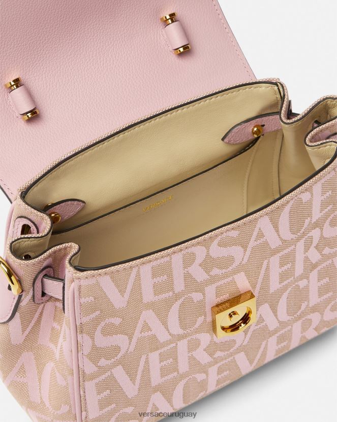 Versace bolso de mano pequeño la medusa mujer rosa y estampado bolsas H88R0H326