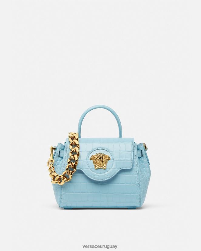 Versace bolso de mano pequeño la medusa mujer turquesa bolsas H88R0H336