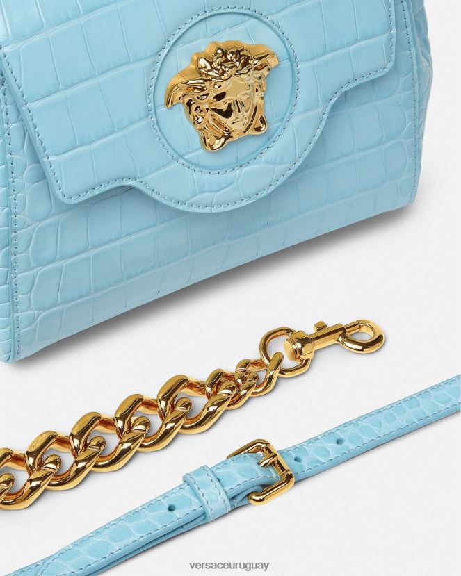 Versace bolso de mano pequeño la medusa mujer turquesa bolsas H88R0H336