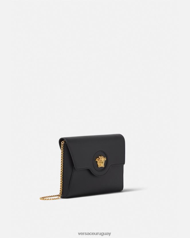 Versace bolso de mano tipo sobre con medusa mujer negro bolsas H88R0H348