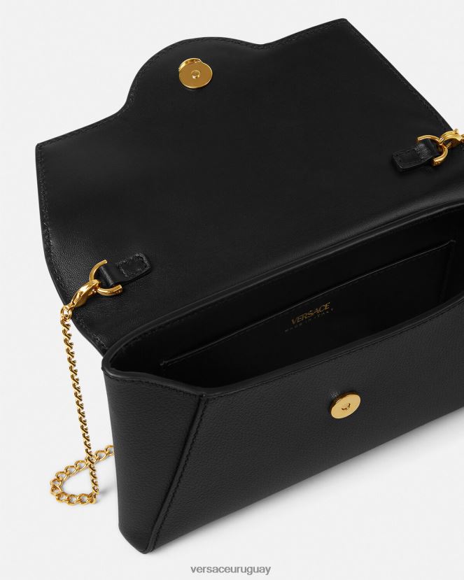 Versace bolso de mano tipo sobre con medusa mujer negro bolsas H88R0H348