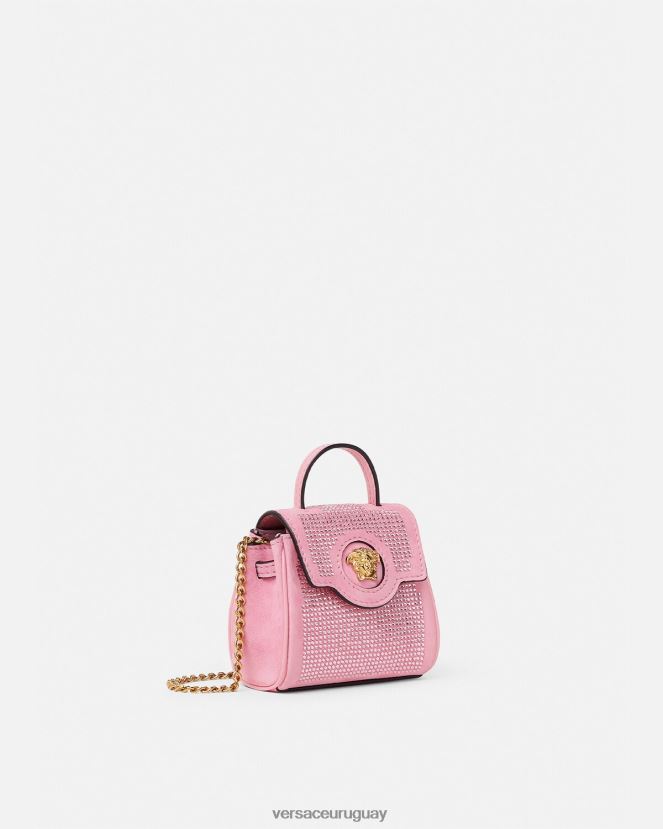 Versace bolso micro con tachuelas la medusa mujer rosa bolsas H88R0H328