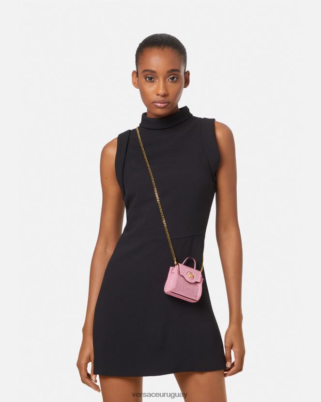 Versace bolso micro con tachuelas la medusa mujer rosa bolsas H88R0H328