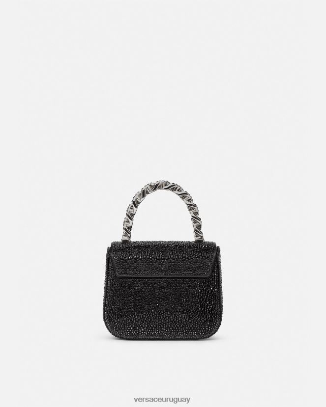 Versace bolso mini con medusa de cristales mujer negro bolsas H88R0H313