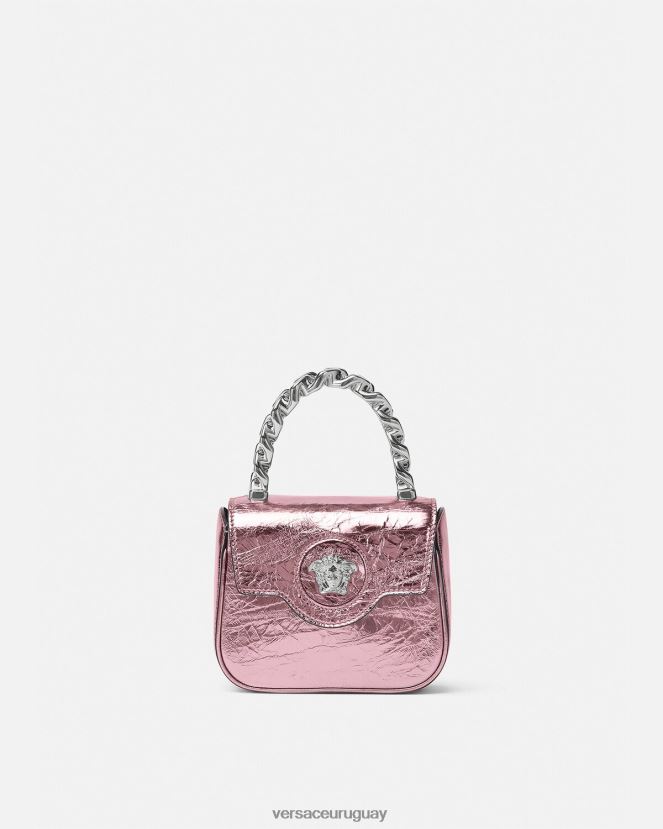 Versace bolso mini metalizado la medusa mujer rosa bolsas H88R0H304