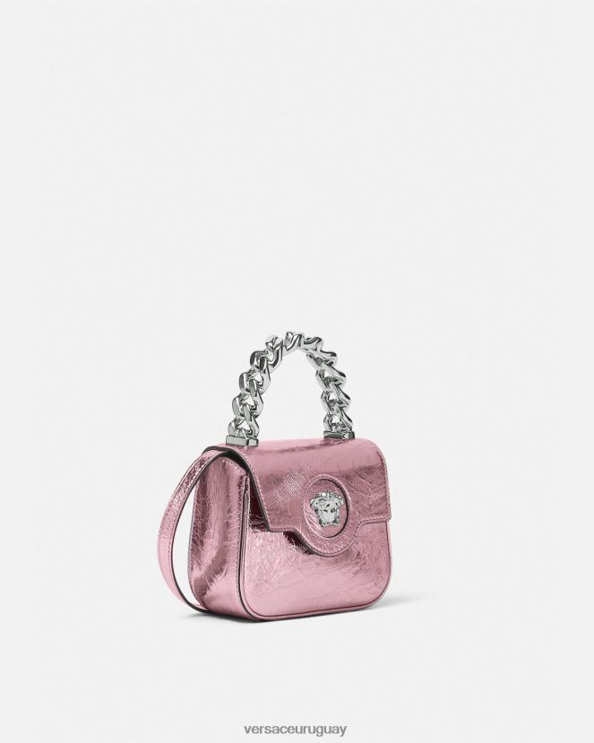 Versace bolso mini metalizado la medusa mujer rosa bolsas H88R0H304