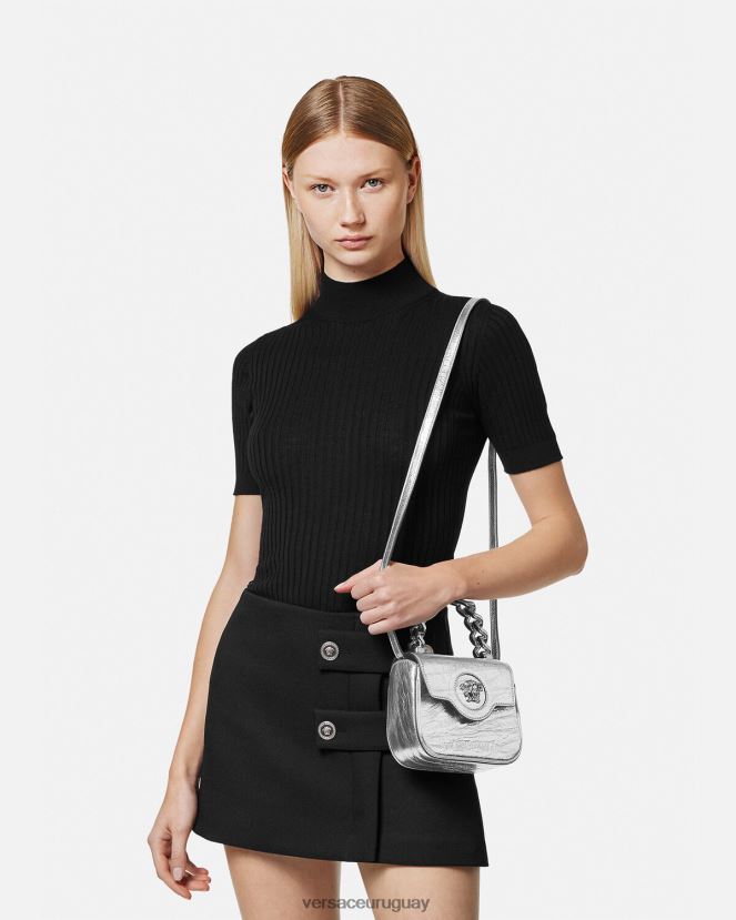 Versace bolso mini metalizado la medusa mujer un color bolsas H88R0H306