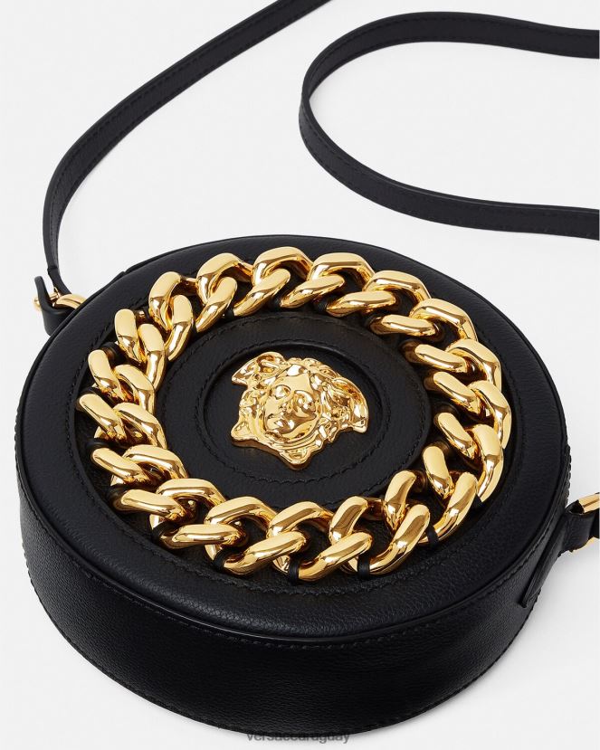 Versace bolso para cámara redondo la medusa mujer negro bolsas H88R0H355