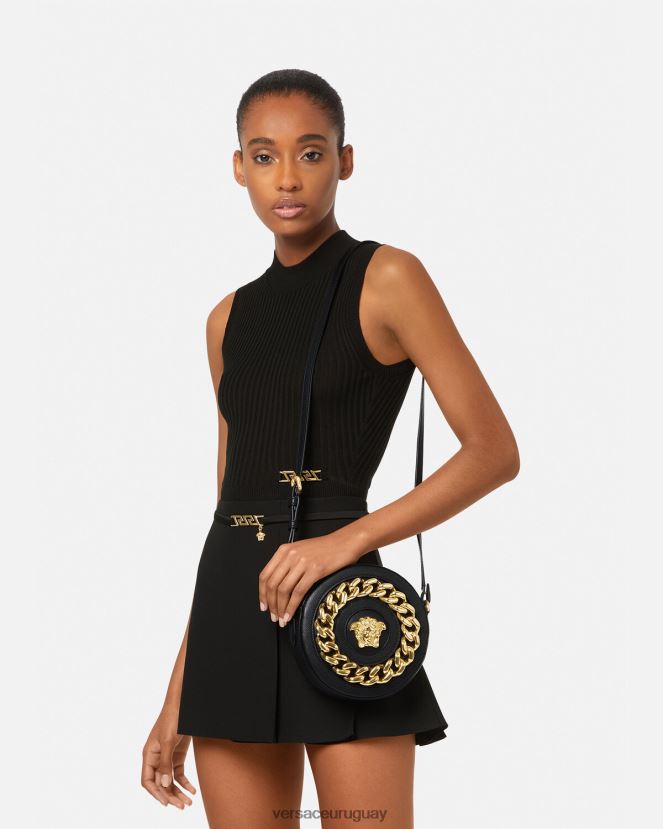 Versace bolso para cámara redondo la medusa mujer negro bolsas H88R0H355