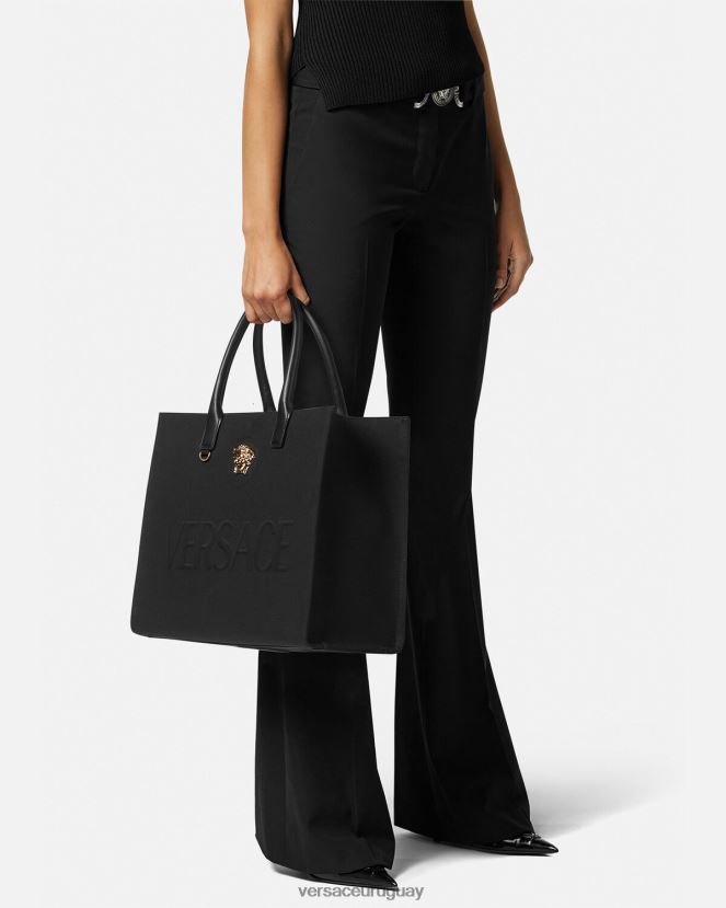Versace bolso shopper grande con medusa mujer negro bolsas H88R0H341