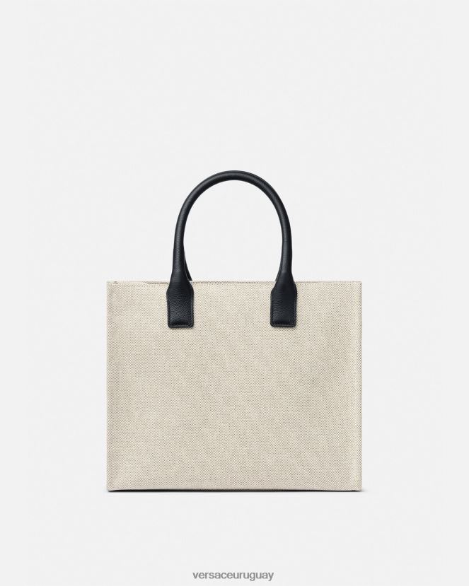 Versace bolso shopper pequeño con medusa mujer beige bolsas H88R0H330