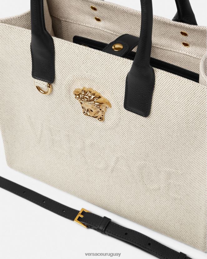 Versace bolso shopper pequeño con medusa mujer beige bolsas H88R0H330