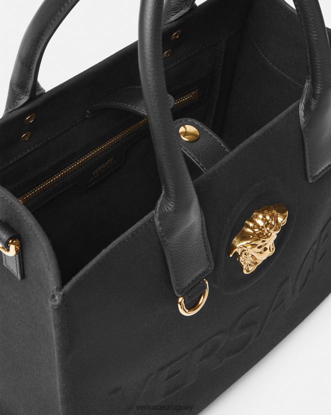 Versace bolso shopper pequeño con medusa mujer negro bolsas H88R0H331