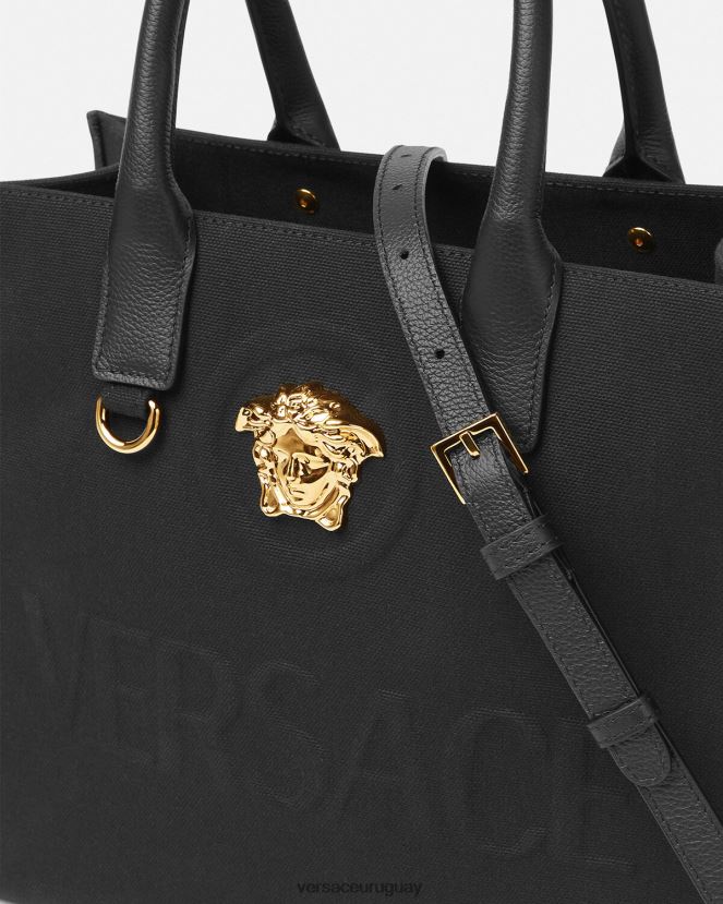 Versace bolso shopper pequeño con medusa mujer negro bolsas H88R0H331
