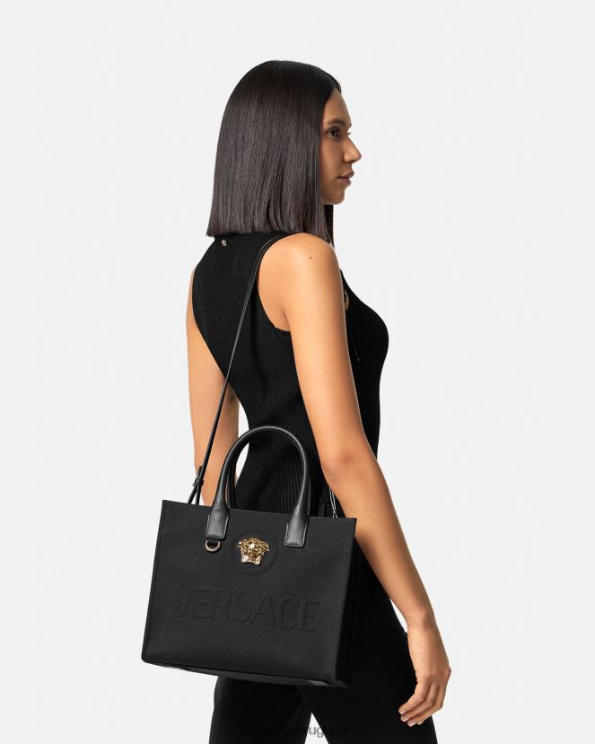 Versace bolso shopper pequeño con medusa mujer negro bolsas H88R0H331