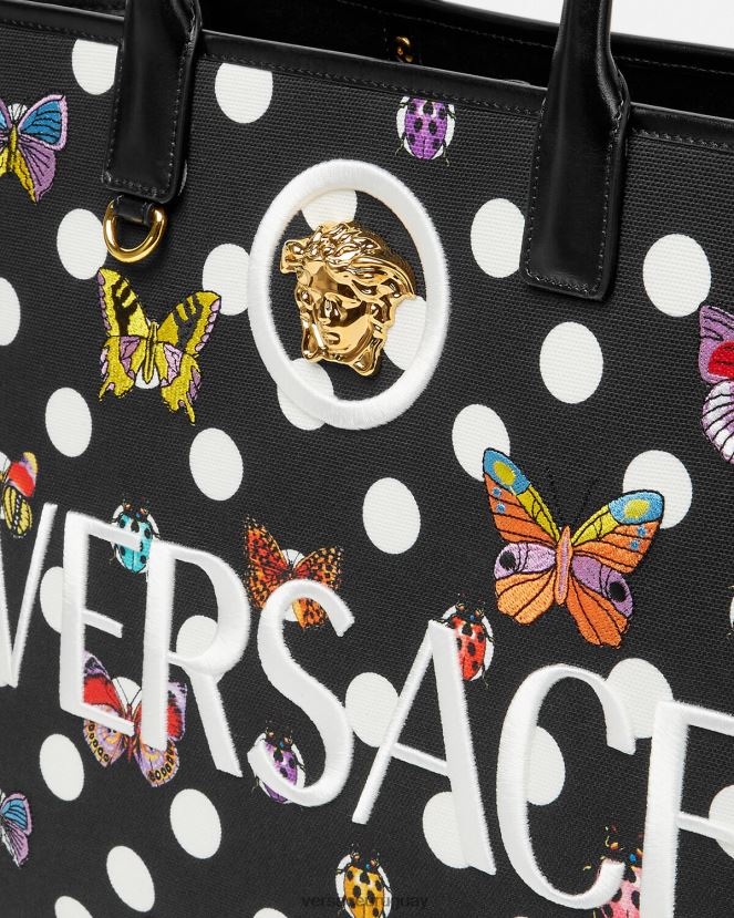 Versace bolso tote grande con mariposas mujer imprimir bolsas H88R0H300