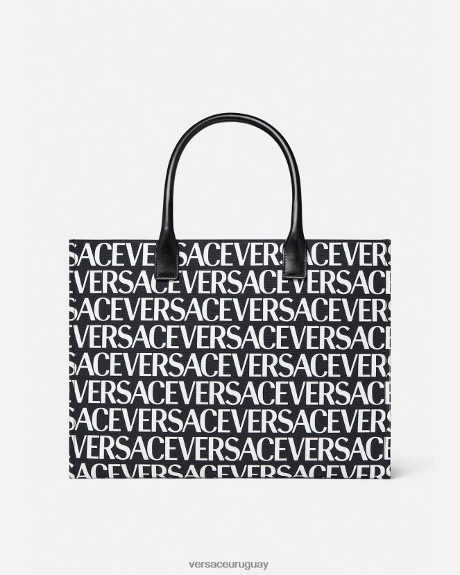 Versace bolso tote grande en toda la prenda mujer negro bolsas H88R0H322
