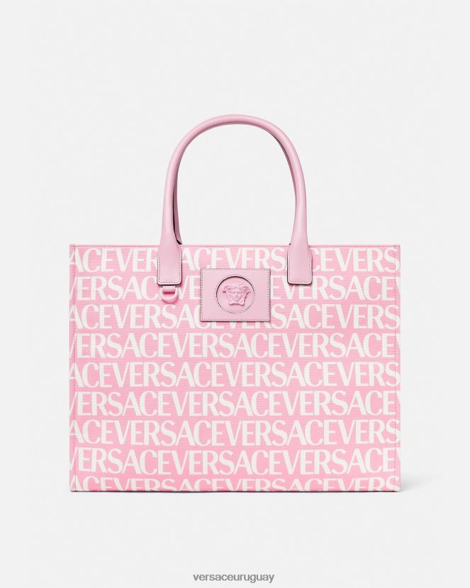 Versace bolso tote grande en toda la prenda mujer rosa bolsas H88R0H323