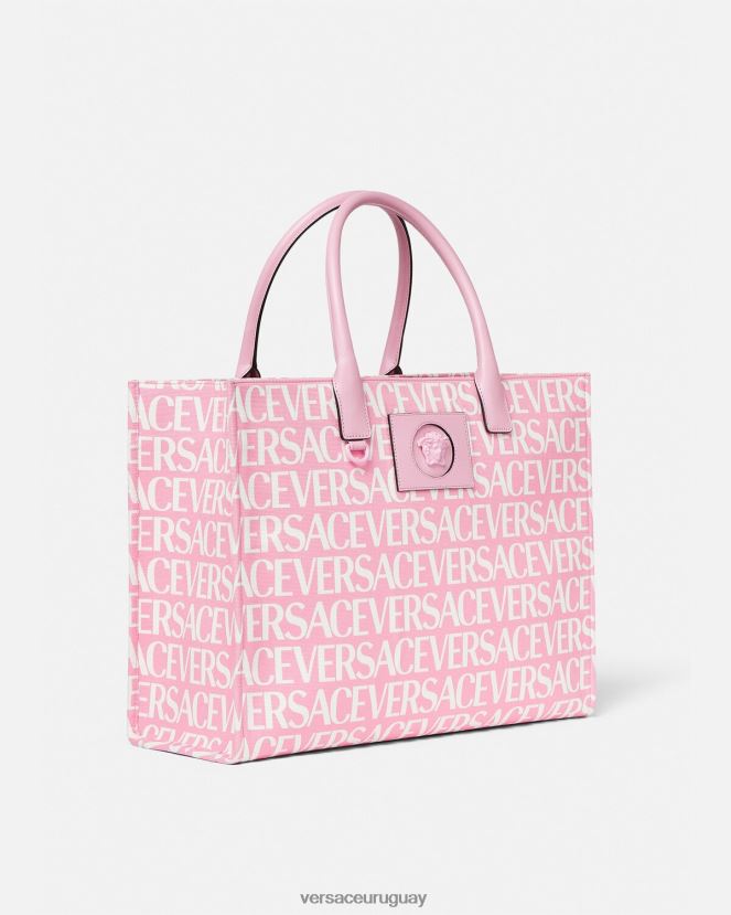 Versace bolso tote grande en toda la prenda mujer rosa bolsas H88R0H323