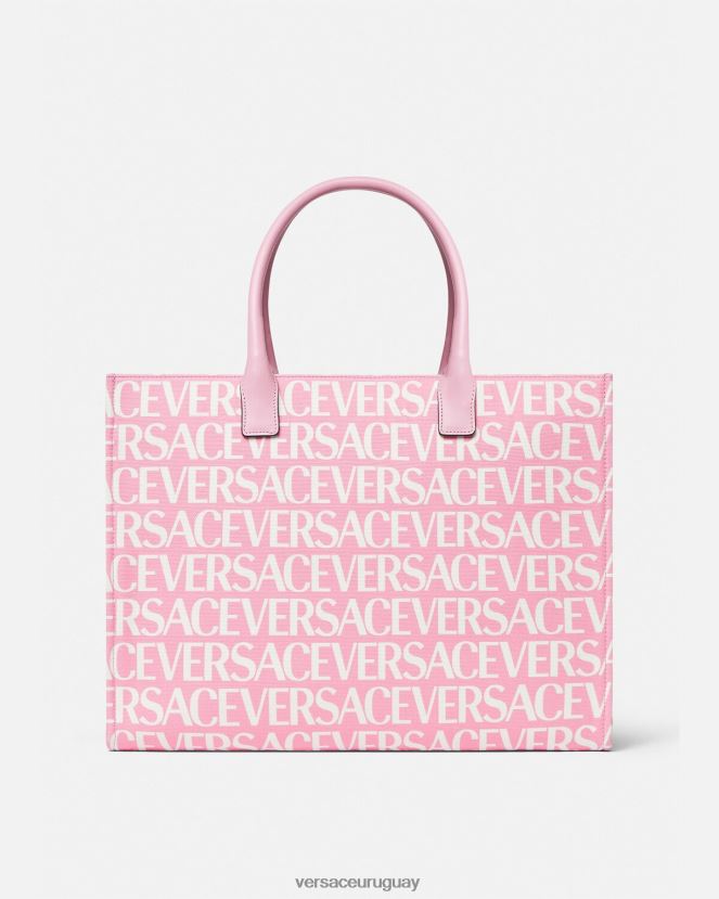 Versace bolso tote grande en toda la prenda mujer rosa bolsas H88R0H323