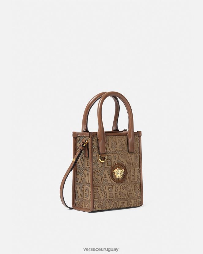 Versace bolso tote mini en toda su extensión mujer marrón bolsas H88R0H318