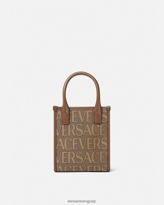 Versace bolso tote mini en toda su extensión mujer marrón bolsas H88R0H318