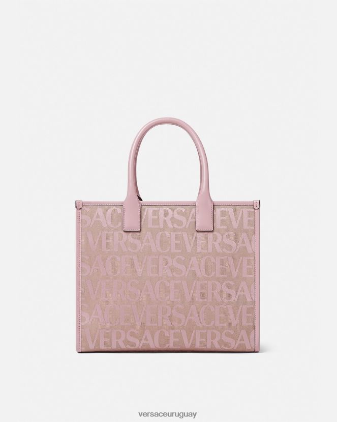 Versace bolso tote pequeño en toda su extensión mujer rosa y estampado bolsas H88R0H317