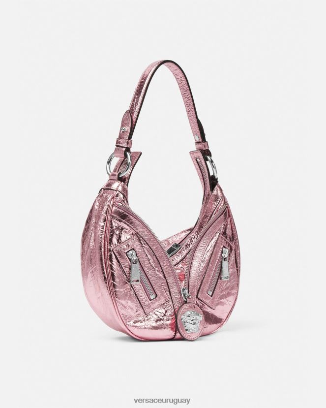 Versace bolso hobo pequeño metalizado repetido mujer un color bolsas H88R0H281