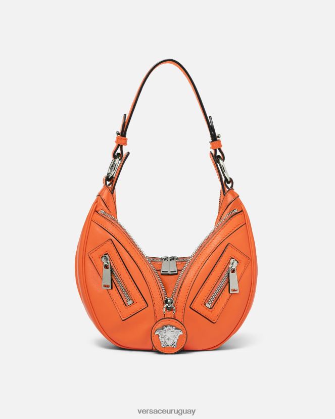 Versace bolso hobo pequeño repetido mujer naranja bolsas H88R0H295