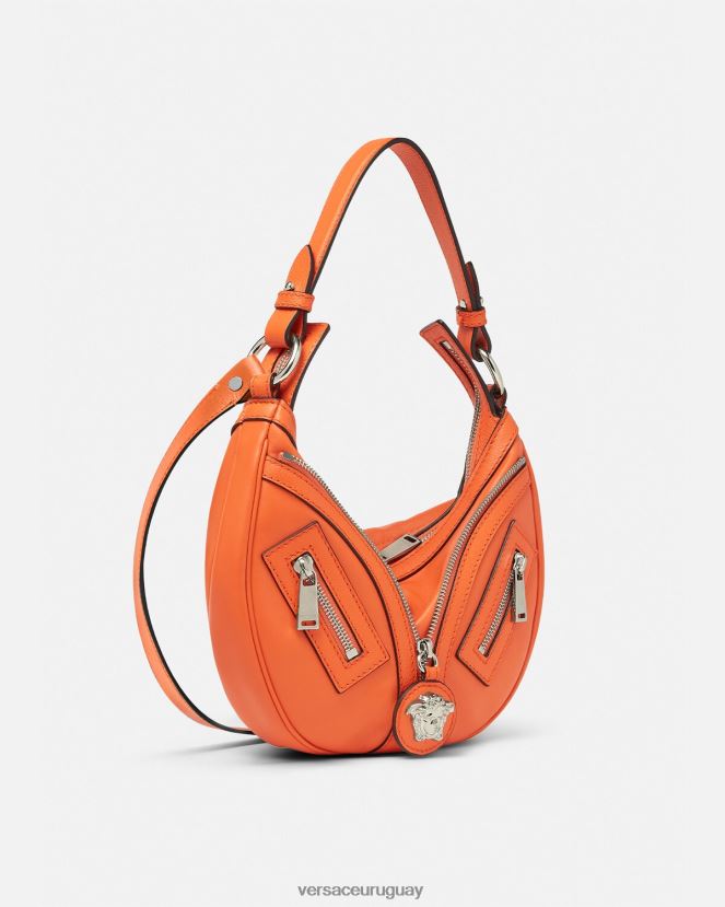 Versace bolso hobo pequeño repetido mujer naranja bolsas H88R0H295